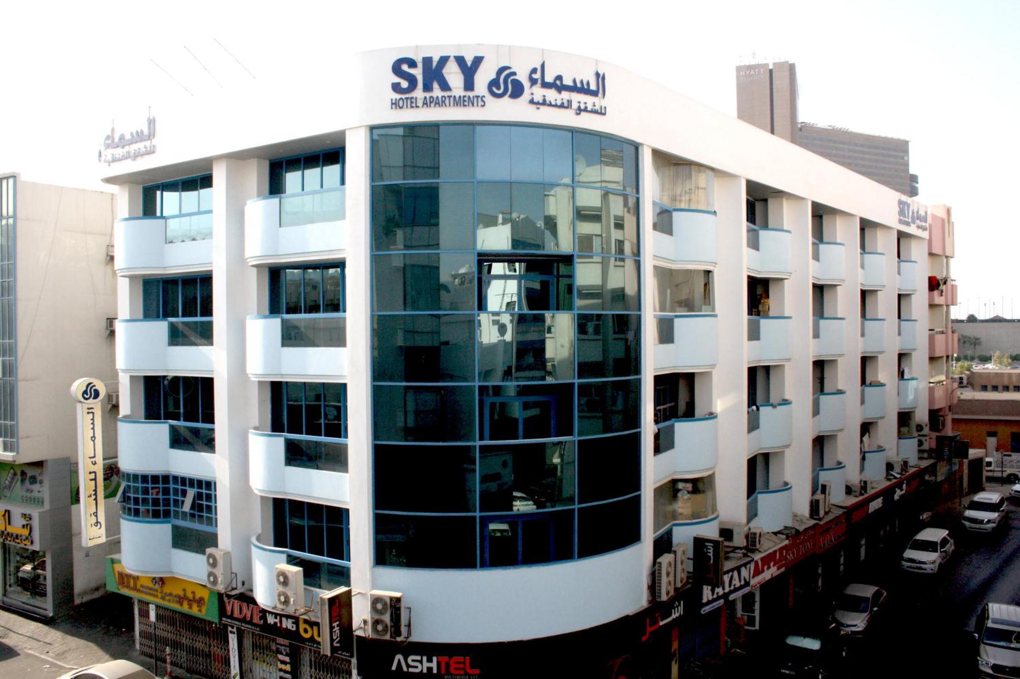 Sky Hotel Apartments Дубай Екстер'єр фото